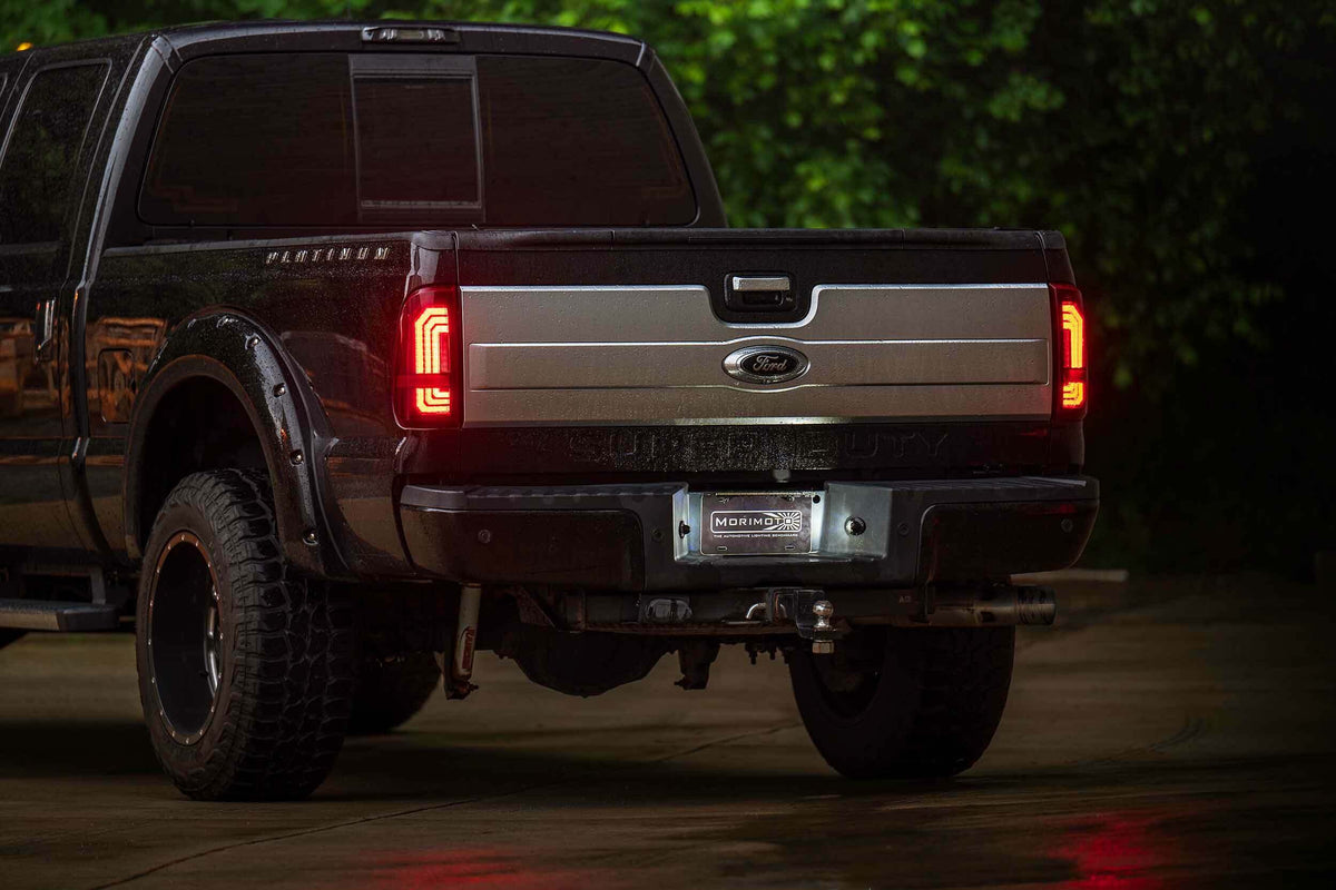 Morimoto XB LED Tails: Ford Super Duty (99-16) (Pair / Red) - LF732