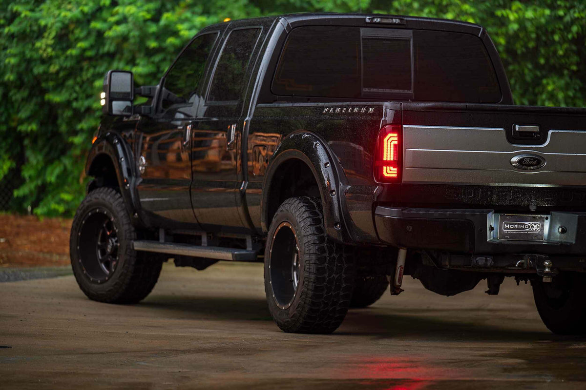 Morimoto XB LED Tails: Ford Super Duty (99-16) (Pair / Red) - LF732