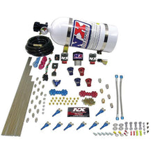 Nitrous Express Pro-Shk/Gas (200,300,400,500,600Hp) 2 Fuel, 1 Supershark Solenoid W/ 10Lb Bottle - 92206-10