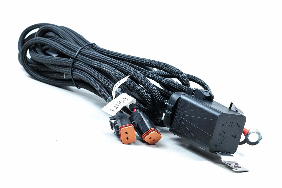 Morimoto Switched Power Harness: 2x Outputs (LED Pods: All with DT 2-Pin Input) - BAF000H