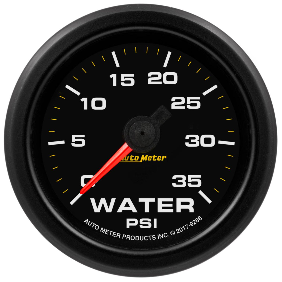 Auto Meter 2 1/16", GAUGE, WATER PRESS,35PSI, STEPPER MOTOR W/WARN, EXTREME ENVIRONMENT - 9266