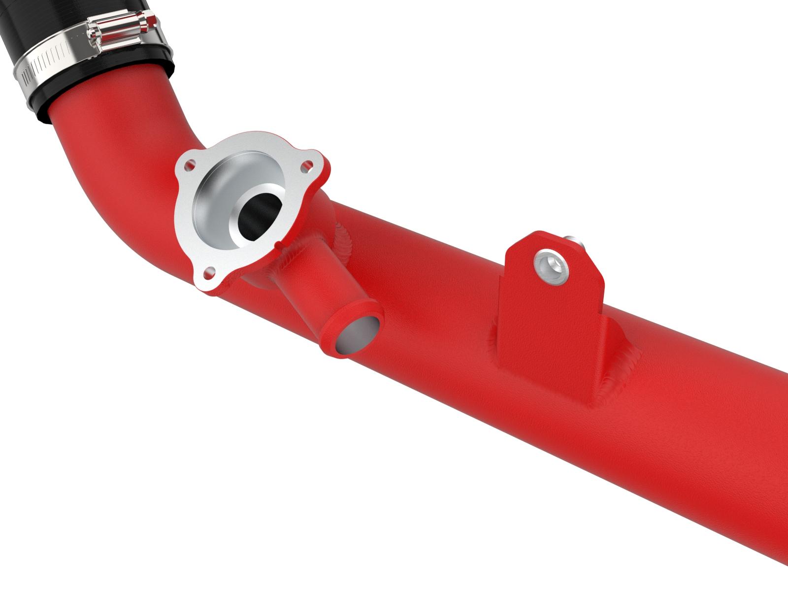 AFE BladeRunner 2-1/4 IN & 2-3/4 IN Aluminum Hot and Cold Charge Pipe Kit Red Ford Explorer ST 20-23 V6-3.0L (tt) - 46-20654-R