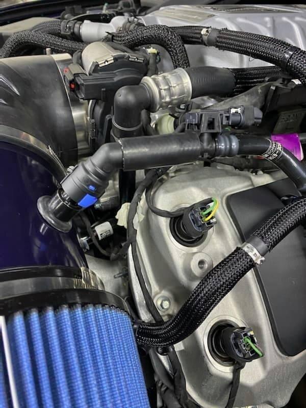 WD152 High Flow Intake System - Satin Black Intake Tube (2020+ 5.2L Shelby GT500)