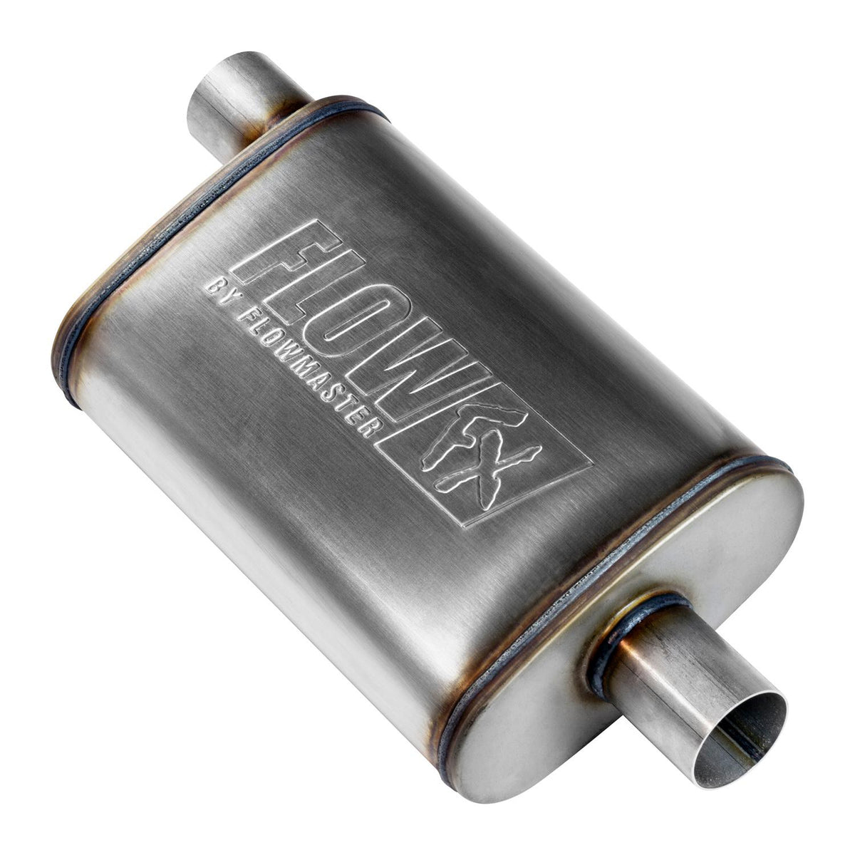 Flowmaster FlowFX Muffler 409S - 2.25 Offset In/ 2.25 Center Out - Moderate Sound