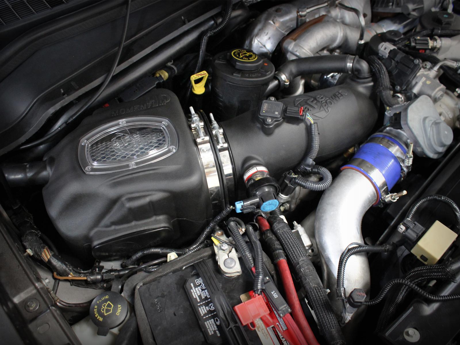 AFE Momentum HD Cold Air Intake System w/ Pro DRY S Media (2008-2010 F-250 Super Duty, F-350 Super Duty, F-450 Super Duty, F-550 Super Duty) - 51-73004