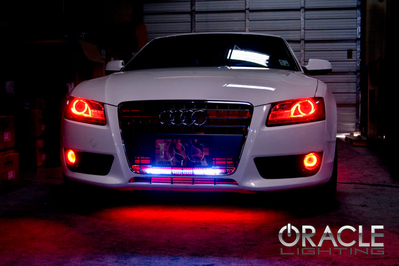 Oracle 07-13 Audi A5 LED Headlight Halo Kit - Red