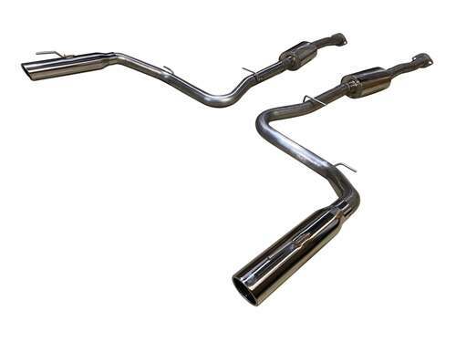 MRT Engineering 92B502 99-04 Mustang Cobra 304 Stainless Interceptor Cat-Back Exhaust