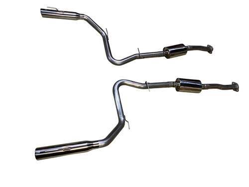 MRT Engineering 92B502 99-04 Mustang Cobra 304 Stainless Interceptor Cat-Back Exhaust