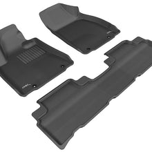 3D MAXpider 2010-2012 Lexus RX Kagu 1st & 2nd Row Floormats - Black