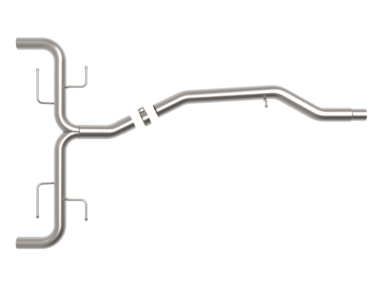 AFE MACH Force-Xp 2 IN to 2-1/2 IN Stainless Steel Axle-Back Exhaust System (Alfa Romeo Giulia 17-24 L4-2.0L (t)) - 49-36902
