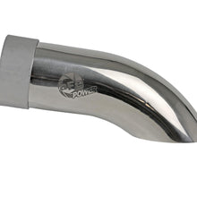 AFE MACH Force-Xp 304 Stainless Steel Clamp-on Exhaust Tip Polished (2-1/2 IN Inlet x 2-1/2 IN Outlet X 9 IN L) - 49T25254-P09
