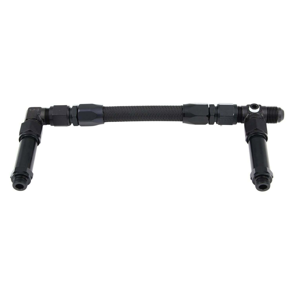 Fragola 9/16-24 Dual Inlet Demon #6 Comp. Fuel Line Kit - 930006-BL