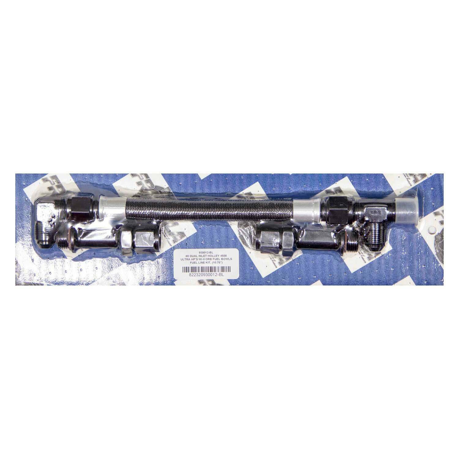 Fragola Holley 4500 Ultra Hp Sportsman Fuel Line Kit (8AN O-Ring Fuel Inlets) - 930012-BL