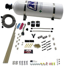 Nitrous Express 8 Cyl Dry Direct Port, 2 Solenoids, With 15Lb Bottle (200-600Hp Jetting) - 93006-15