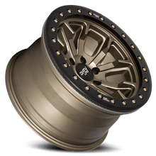 Dirty Life Wheels 9303 DT-1 17x9 / 5x127 BP / -38mm Offset / 78.1mm Hub Satin Gold Wheel - Beadlock - 9303-7973MGD38