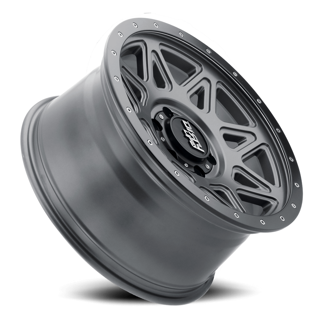 Dirty Life Wheels 9305 Theory 17x9/5x127 BP/-12mm Offset/78.1mm Hub Matte Gunmetal Wheel - Beadlock - 9305-7973MGT