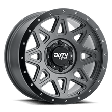 Dirty Life Wheels 9305 Theory 17x9/8x165.1 BP/-12mm Offset/130.8mm Hub Matte Gunmetal Wheel - Beadlock - 9305-7981MGT