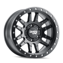 Dirty Life Wheels 9309 Canyon Pro 17x9/6x139.7 BP/0mm Offset/106mm Hub Matte Black Wheel - Beadlock - 9309-7983MB0
