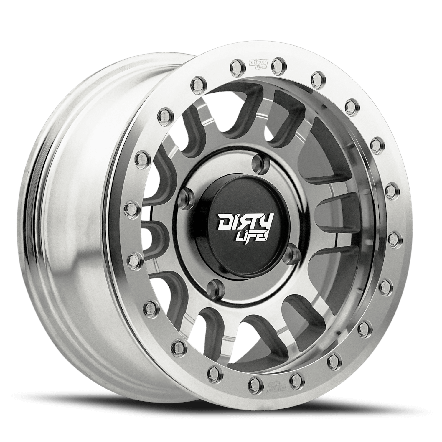 Dirty Life Wheels 9309R Canyon Pro 15x7 4-137 13mm Offset/106.25mm Hub Machined - Beadlock - 9309R-57102M