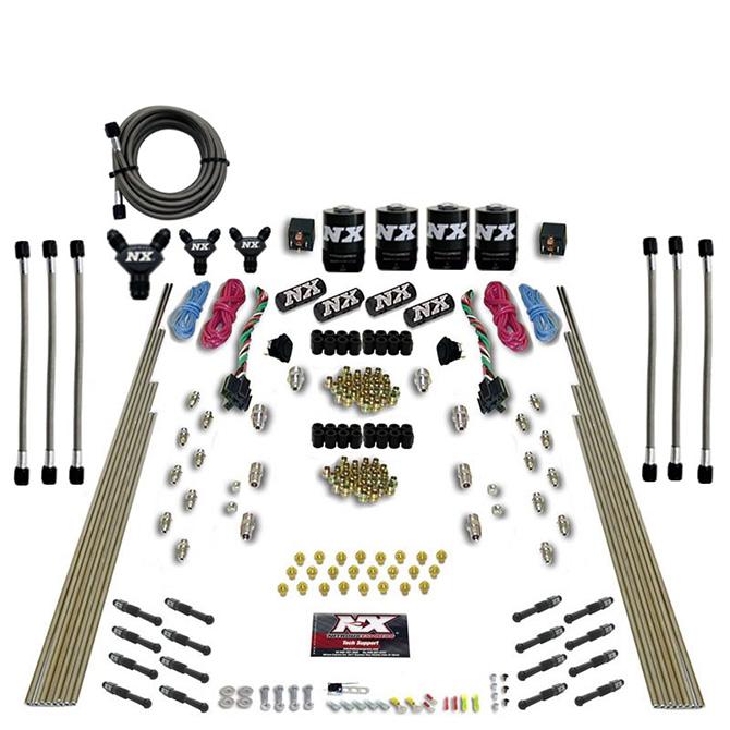 Nitrous Express 8 Cyl Dry Direct Port, Dual Stage, 4 Solenoids, Without Bottle (200-600Hp) - 93106-00