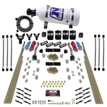 Nitrous Express 8 Cyl Dry Direct Port, Dual Stage, 4 Solenoids, With 5Lb Bottle (200-600Hp) - 93106-05
