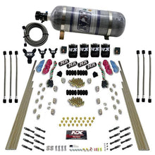 Nitrous Express 8 Cyl Dry Direct Port, Dual Stage, 4 Solenoids, W/ Composite Bottle (200-600Hp) - 93106-12