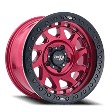 Dirty Life Wheels 9313 Enigma Race 17x9 / 8x170 BP / -12mm Offset / 125.2mm Hub Crimson Candy Red Wheel - 9313-7970R12