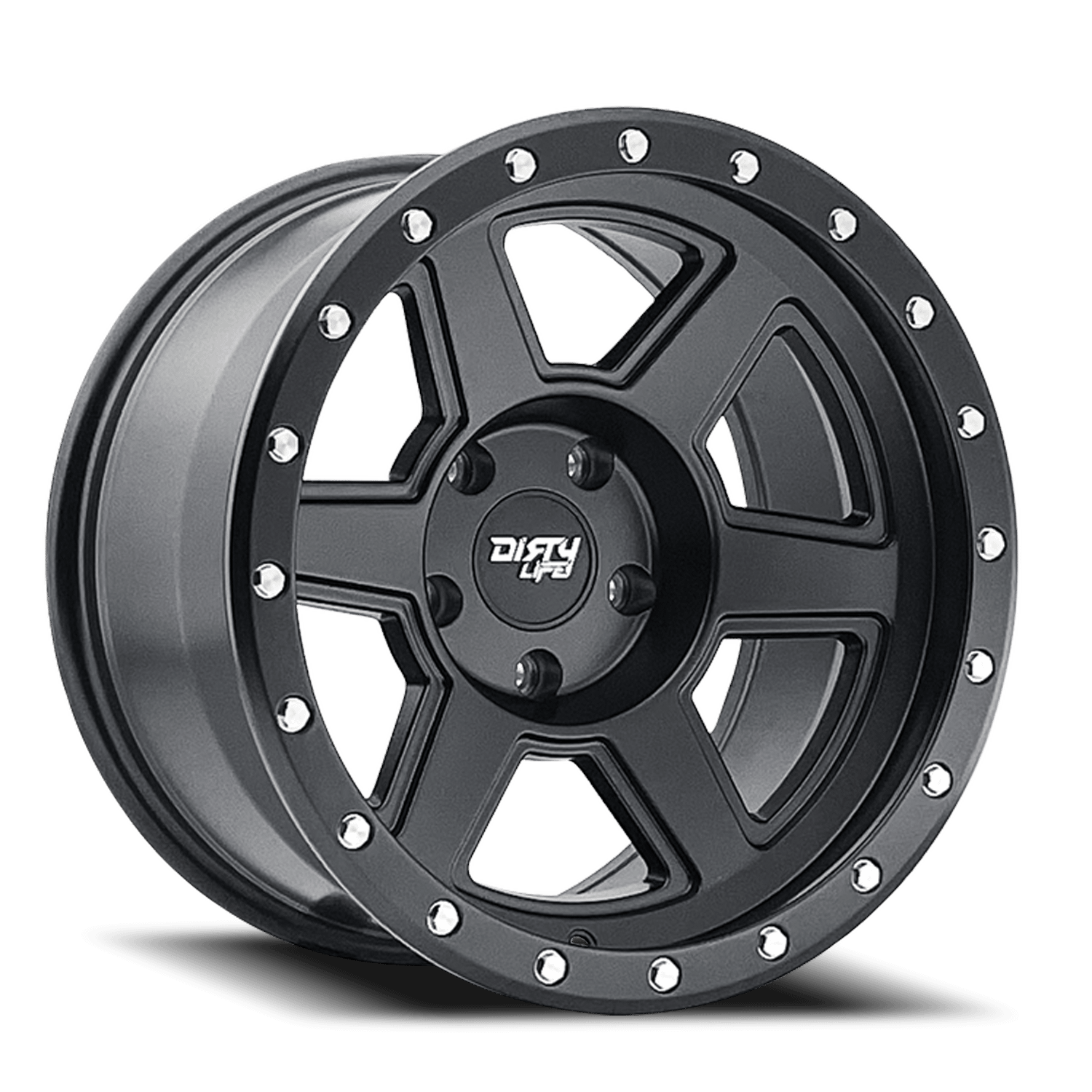Dirty Life Wheels Compound 9315 Matte Black 20X10 8-180 -25mm 124.1mm - 9315-2178MB