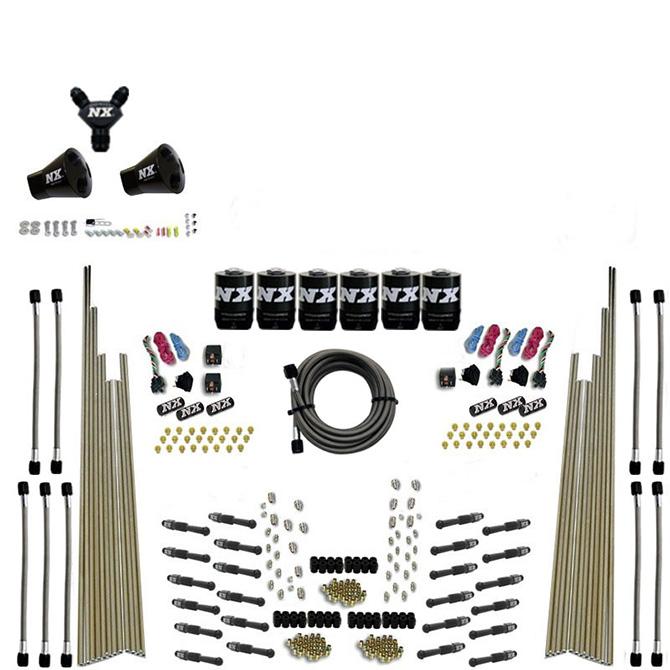 Nitrous Express 8 Cyl Dry Direct Port, Three Stage, 6 Solenoids, Without Bottle (200-600Hp) - 93206-00