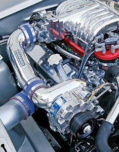 Vortech 4FA218-048T 1986-1993 5.0 Mustang H.O. Supercharging System w/V-1 H/D Ti, Polished Finish