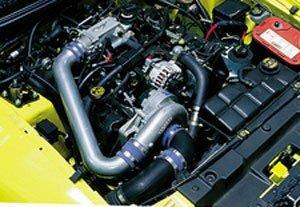 Vortech 4FH218-070SQ 1998 4.6 Mustang GT Supercharging System w/V-2 Si, Satin Finish