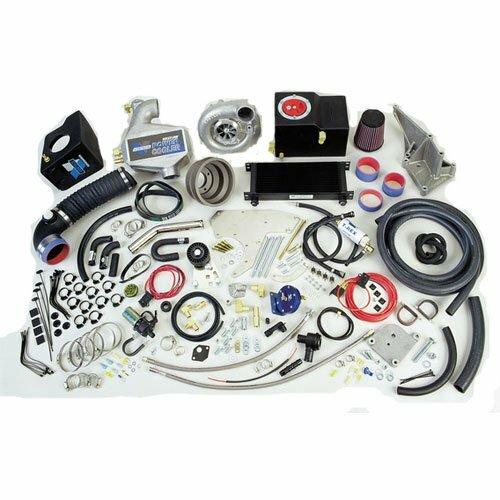 Vortech 4FA218-078T 1986-1993 5.0 Mustang H.O. System w/V-1 H/D Ti & Charge Cooler, Polished Finish