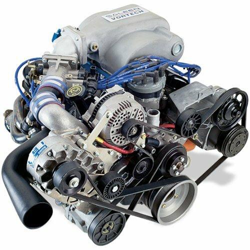 Vortech 4FL218-120T Tuner Kit, 2000-2004 Mustang GT w/V-1 H/D Ti & Cooler, Satin Finish