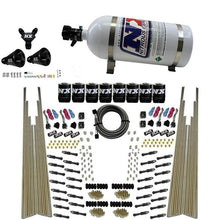 Nitrous Express 8 Cyl Dry Direct Port, Four Stage, 8 Solenoids, With 10Lb Bottle (200-600Hp) - 93306-10
