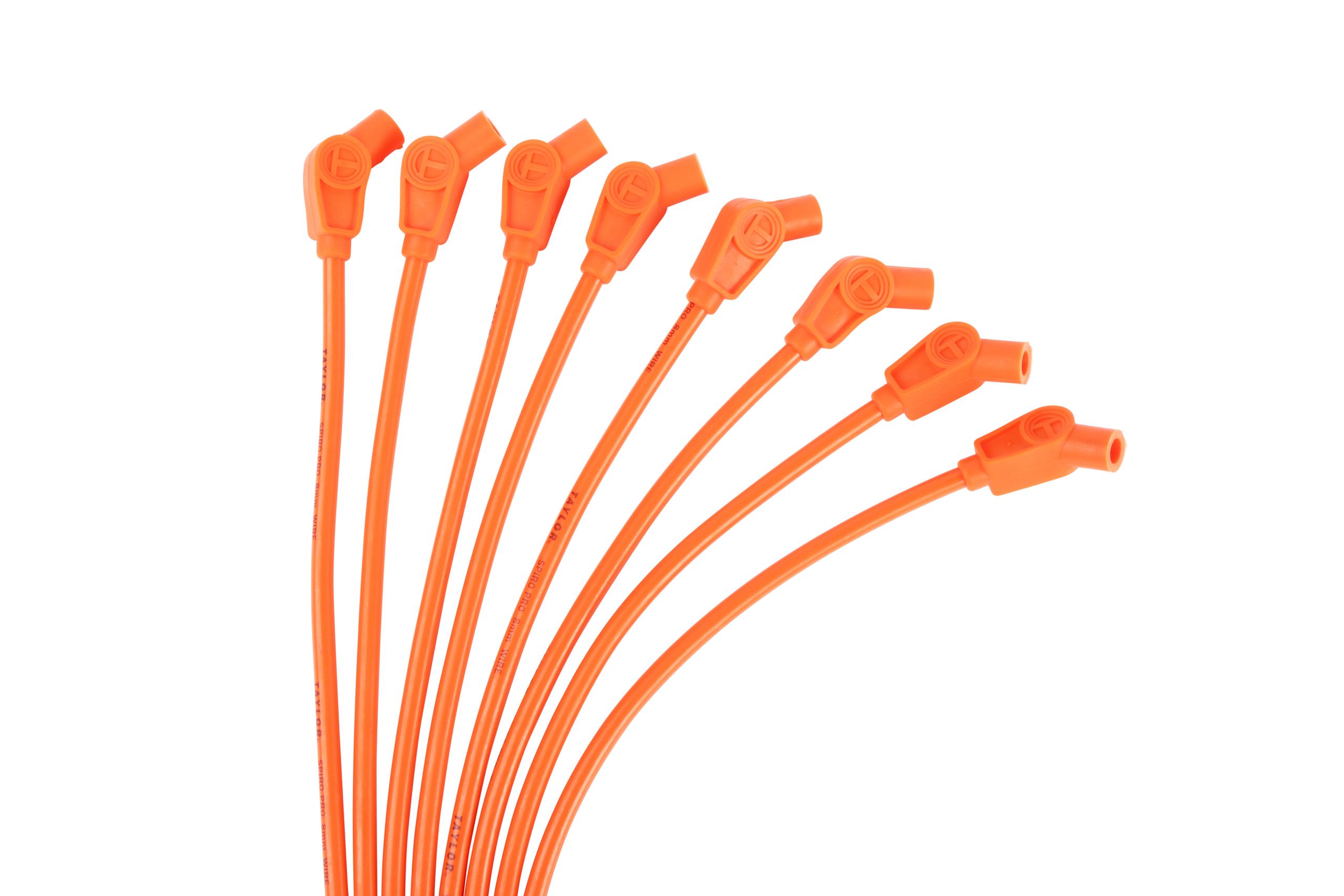 TAYLOR CABLE 8mm Spiro-Pro univ 8 cyl 135 Orange - 78353