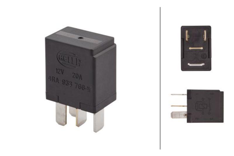 Hella Relay Micro 12V 20A Spst Res - 933766111