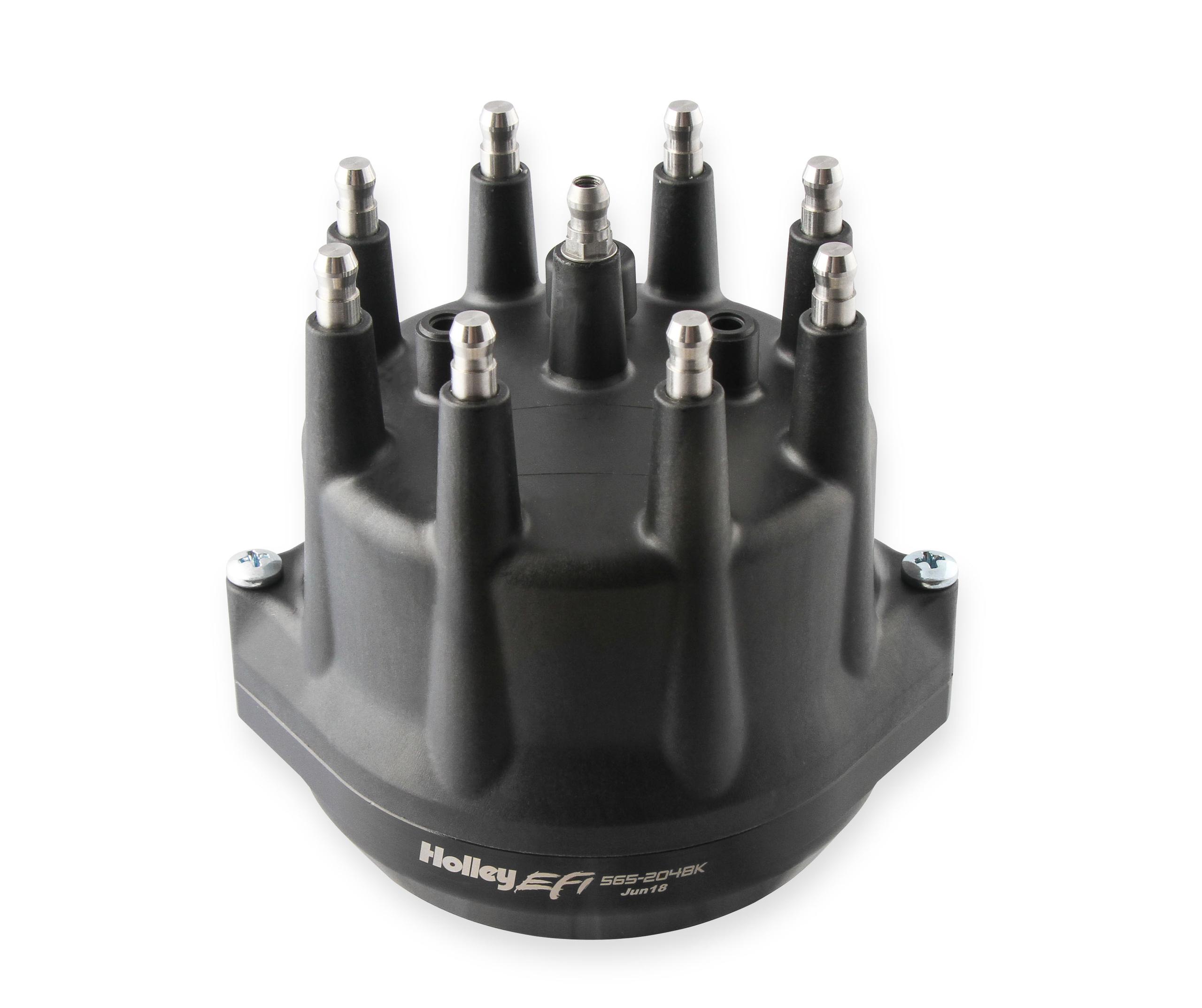 Holley Dual Sync BBC Tall Deck Distributor, Black.  - 565-204BK