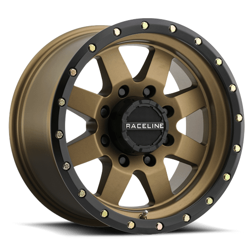 Raceline Wheels Aluminum Wheels 20x9 Defender 935BZ Bronze Multi Spoke 18 Offset 5 on 150 Bolt Pattern 110.3 Bore Raceline - 935BZ-29051+18