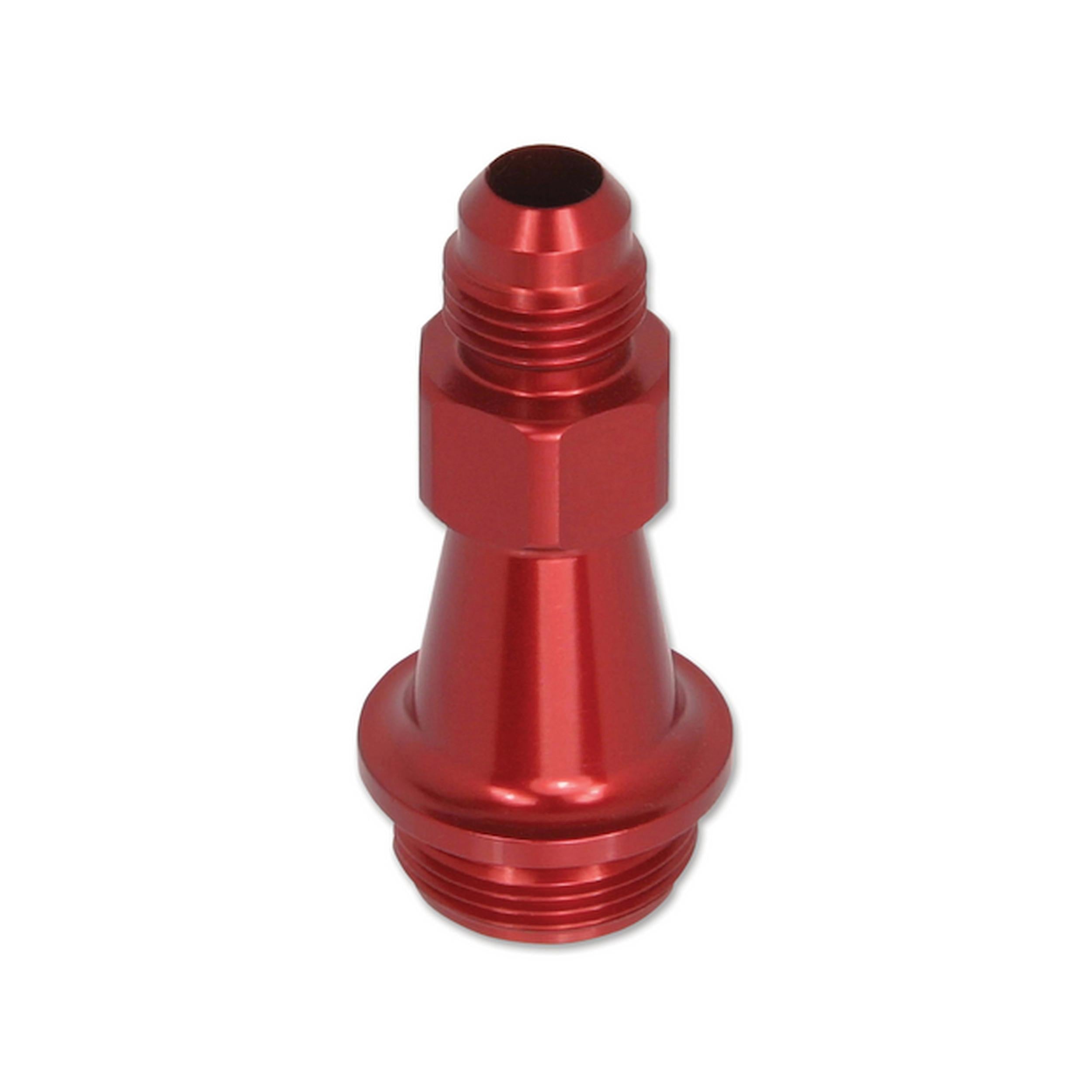 Quickfuel #6 AN Extened Fuel Inlet Fitting. - 19-6QFT