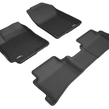 3D MAXpider 2018-2020 Hyundai Accent Sedan Kagu 1st & 2nd Row Floormats - Black