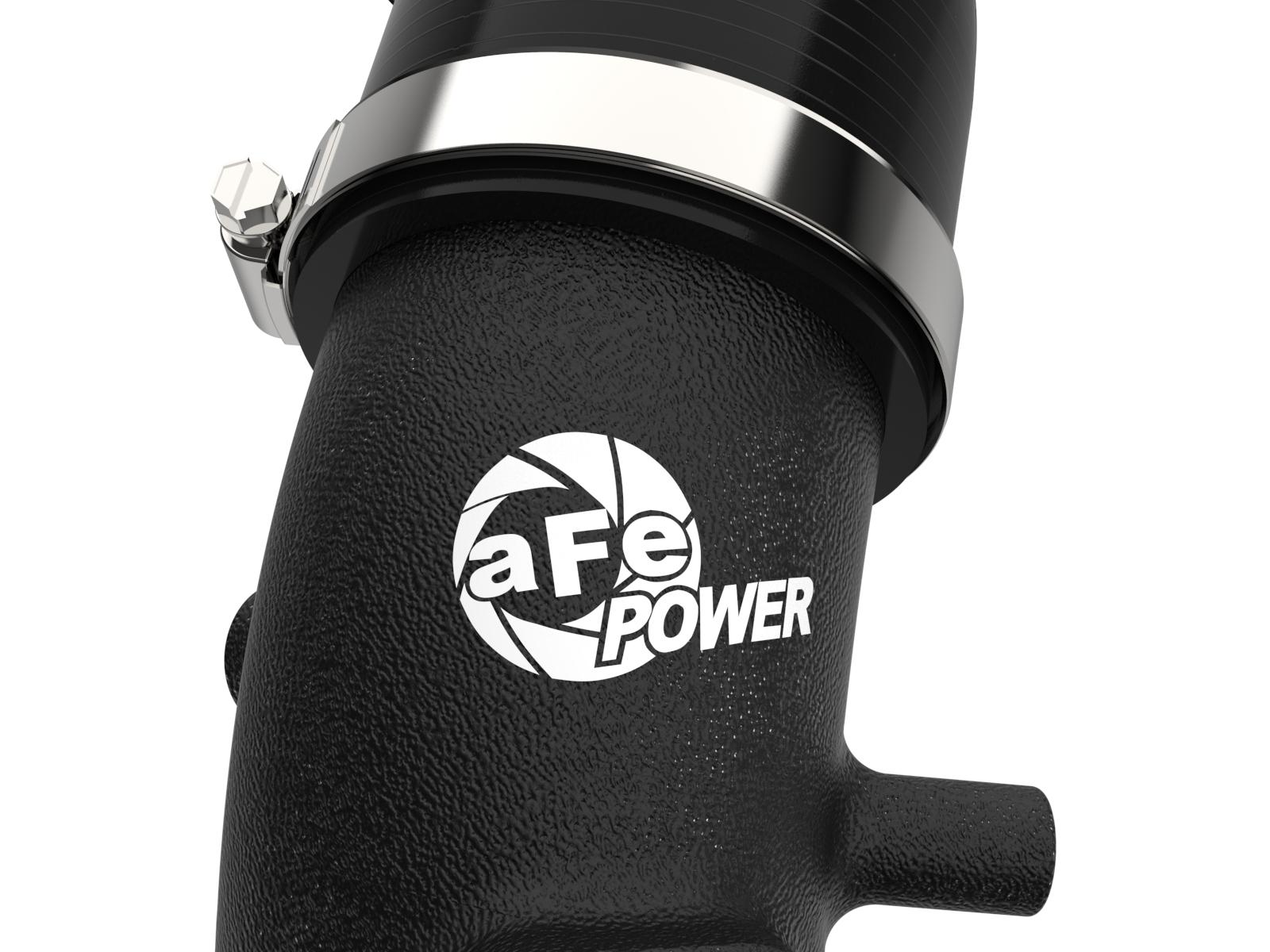 AFE BladeRunner Aluminum Hot and Cold Charge Pipe Kit Black (2019-2022 Veloster N) - 46-20764-B