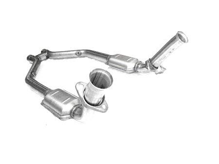 MRT Engineering 93A604 07-10 Shelby GT500 304 Stainless MaxFlow  H-Pipe -Catted 200 cell