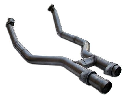 MRT Engineering 99-04 Mustang V8 MaxFlow Stainless Steel Off Road H Pipe