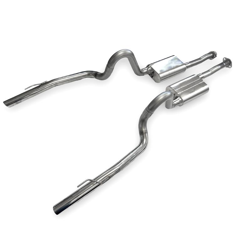 MRT Engineering 1979-93 Mustang V8 MRT ChamberFlow Cat-back - 93D201