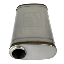 AFE MACH Force-Xp 304 Stainless Steel Muffler (2-1/2 IN ID Center/Offset x 9 IN W x 4 IN H x 18 IN L - Oval Body) - 49M30019