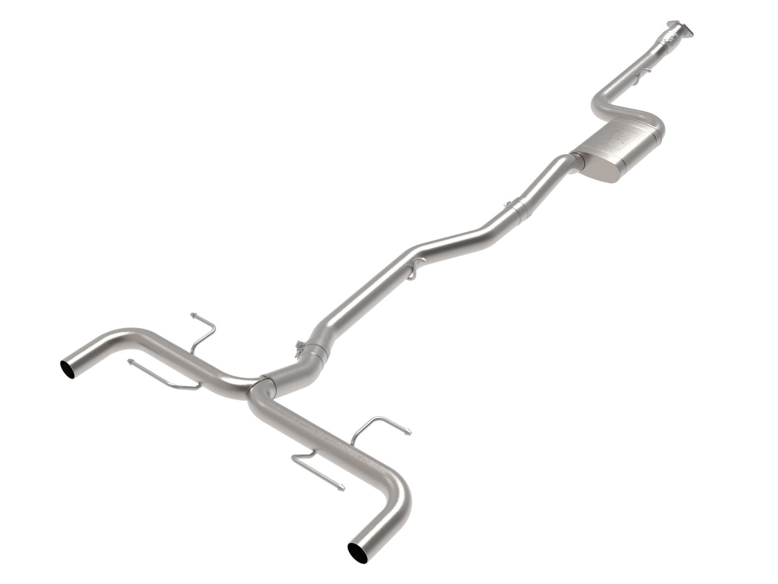 AFE 49-36903 MACH Force-Xp 3" to 2-1/2" 304 Stainless Steel Cat-Back Exhaust System (2017-2021 L4-2.0LT Alfa Romeo Giulia)