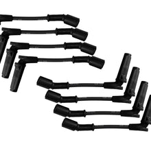 TAYLOR CABLE Thundervolt 8.2 custom 8 cyl black Spark Plug Wires - 82044