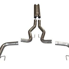 MRT 3" Extreme Cat-Back Exhaust System with DMS H-Pipe & 4" Polished Tips | Fastback 2015–2017 & 2026 Mustang GT (Non-Active)