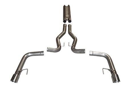 MRT 3" Extreme Cat-Back Exhaust System with DMS H-Pipe & 4" Polished Tips | Fastback 2015–2017 & 2026 Mustang GT (Non-Active)