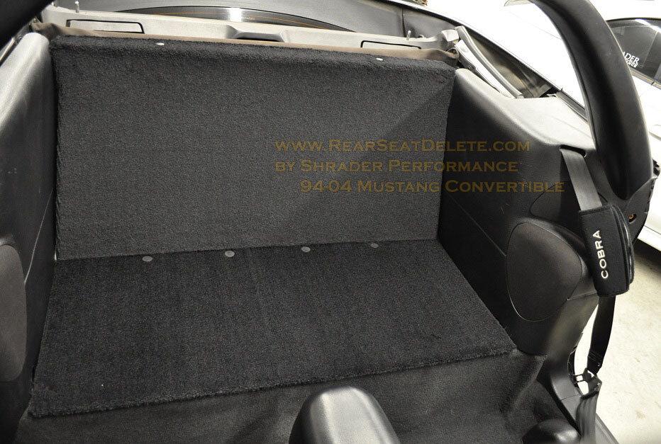 Shrader Performance 94-04 Mustang Rear Seat Delete (Convertible)